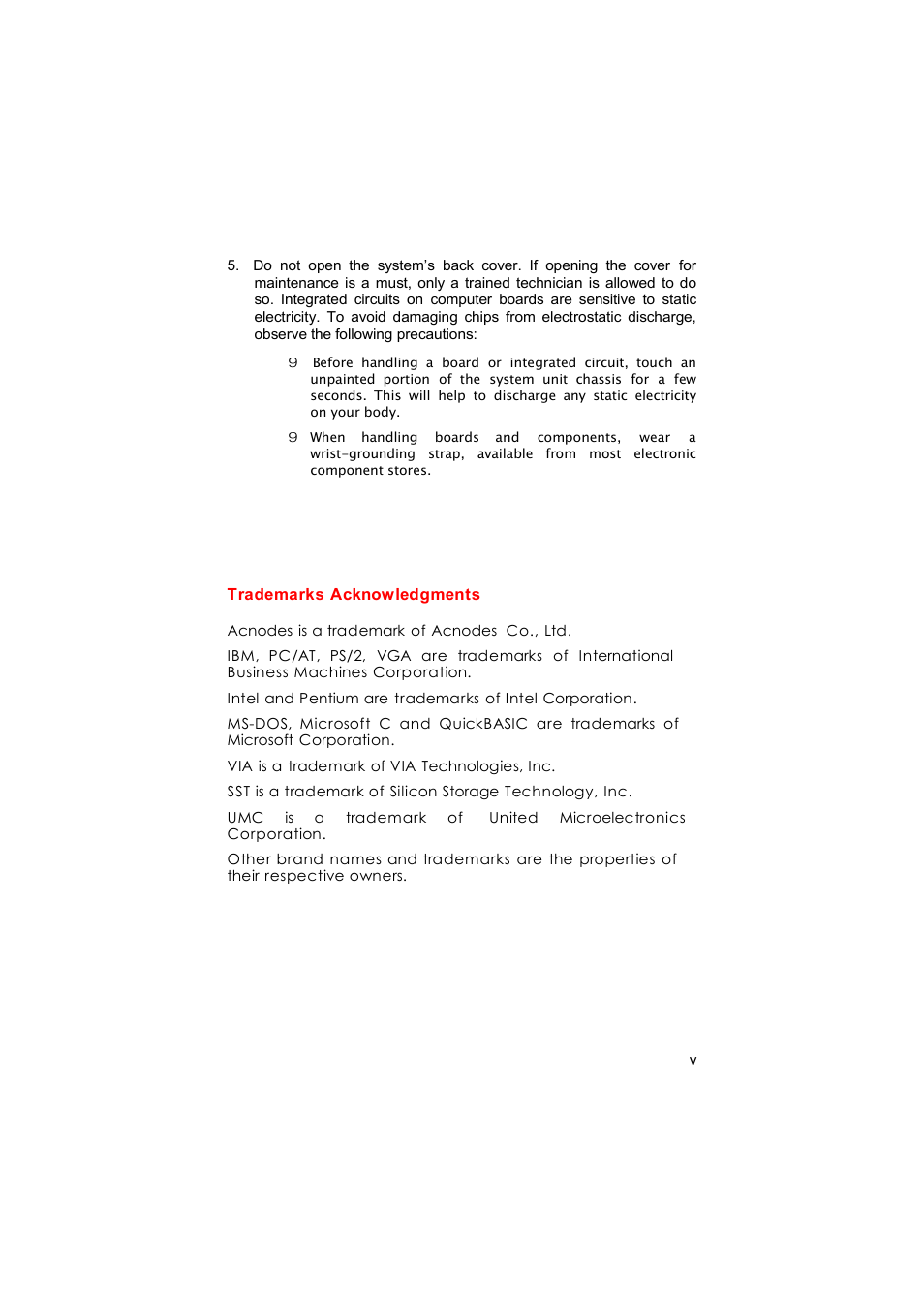 Acnodes PC 6170 User Manual | Page 5 / 75