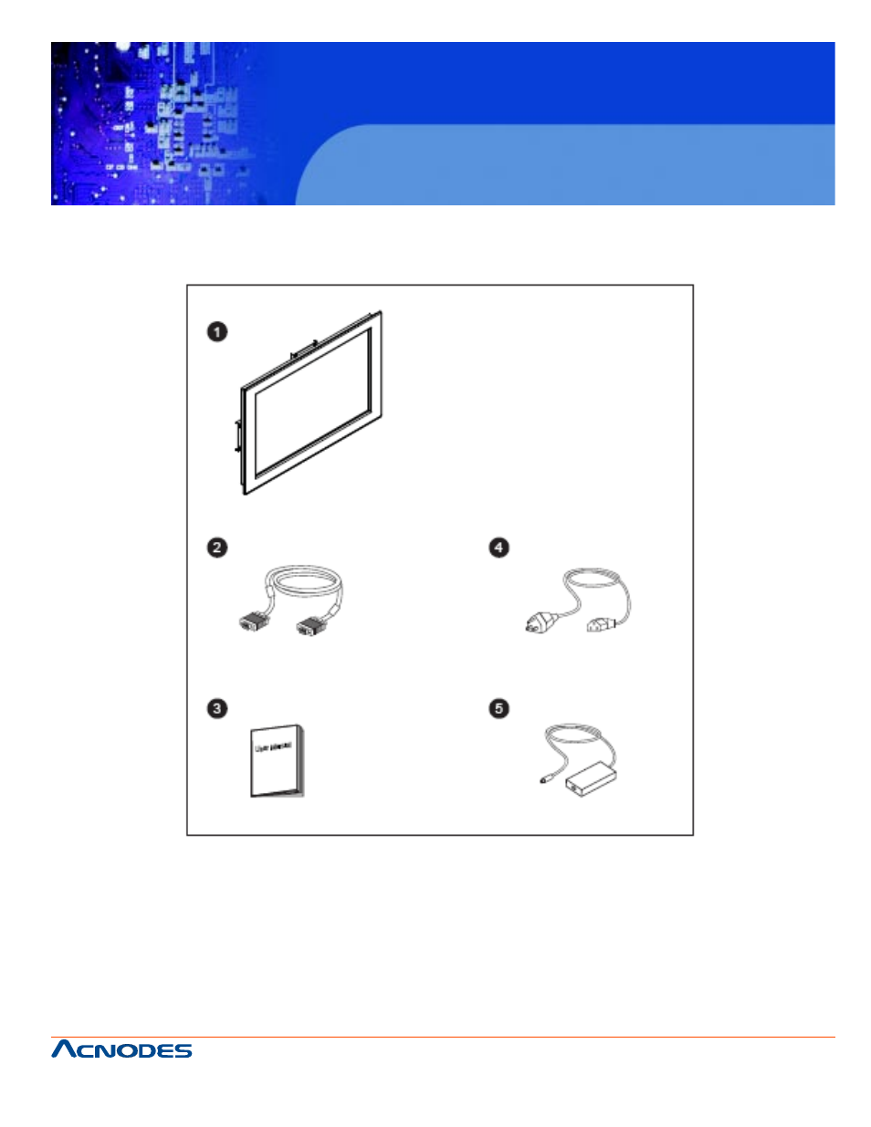 Chapter 2 front aluminum lcd panel, 1 package contents | Acnodes APH 9220 User Manual | Page 5 / 26