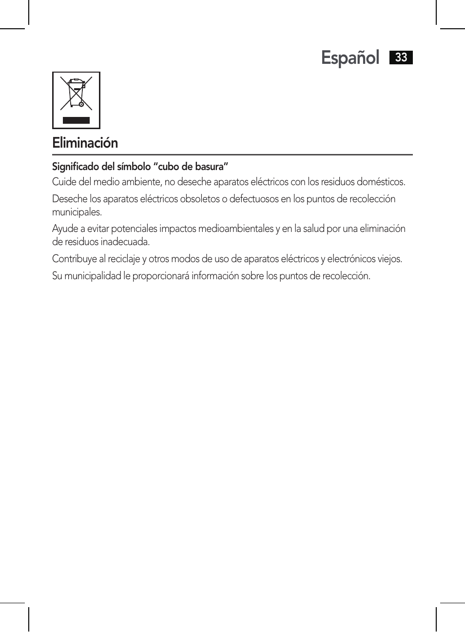 Español | AEG HR 5655 User Manual | Page 33 / 82