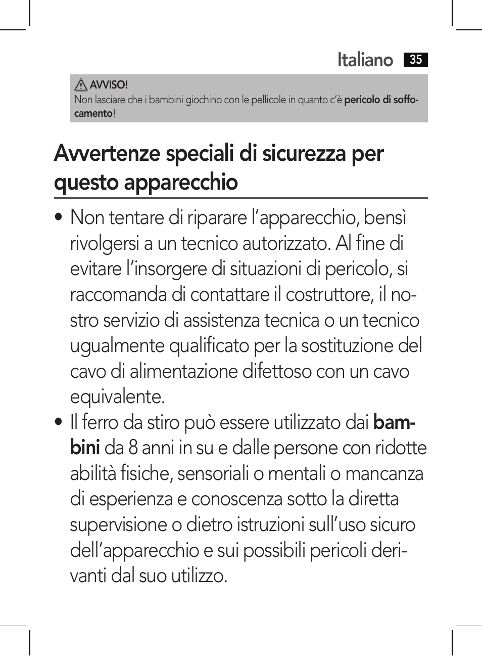Italiano | AEG HR 5655 User Manual | Page 35 / 82
