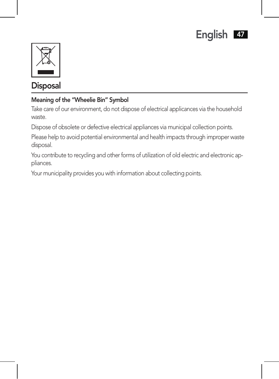 English | AEG HR 5655 User Manual | Page 47 / 82