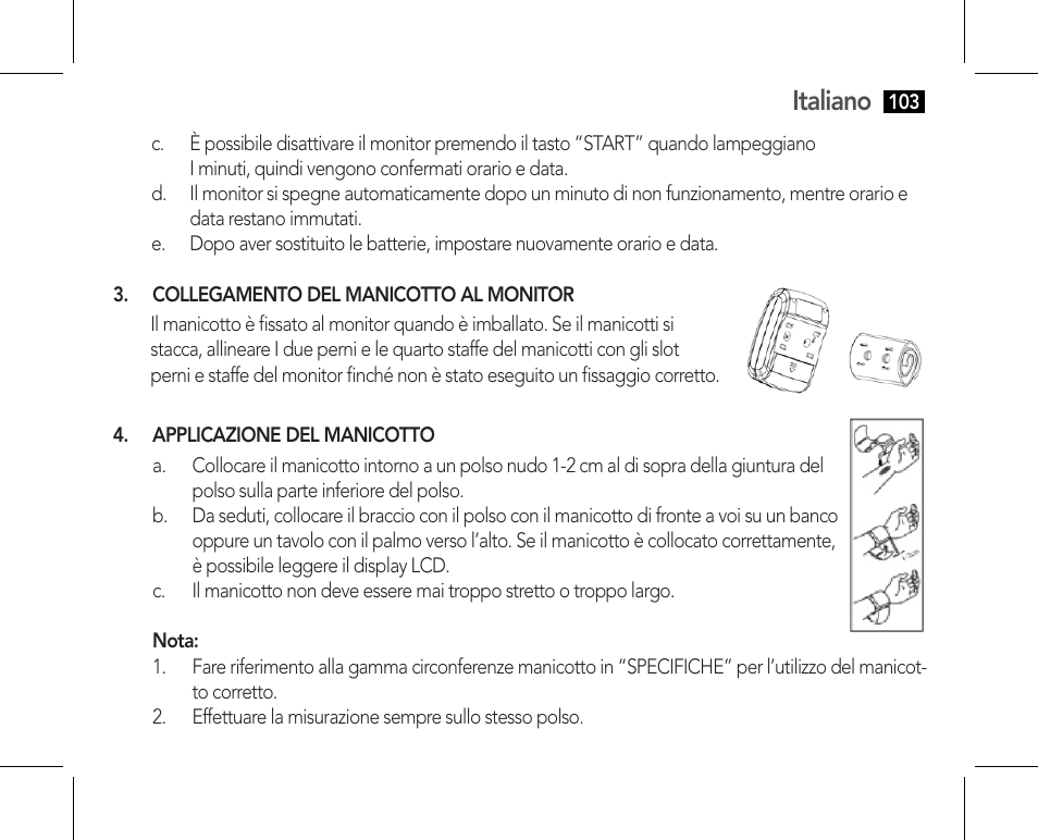 Italiano | AEG BMG 5610 User Manual | Page 103 / 246