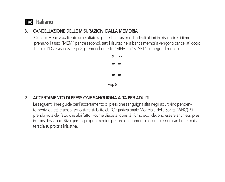 Italiano | AEG BMG 5610 User Manual | Page 108 / 246