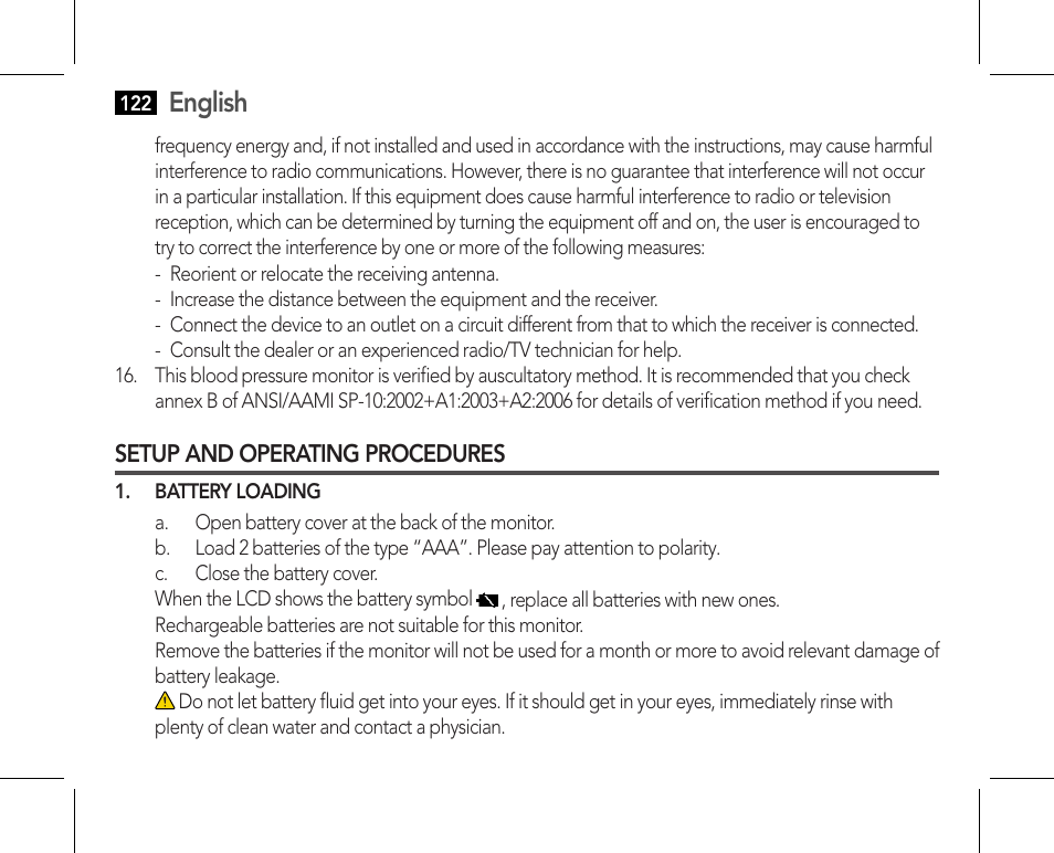 English | AEG BMG 5610 User Manual | Page 122 / 246