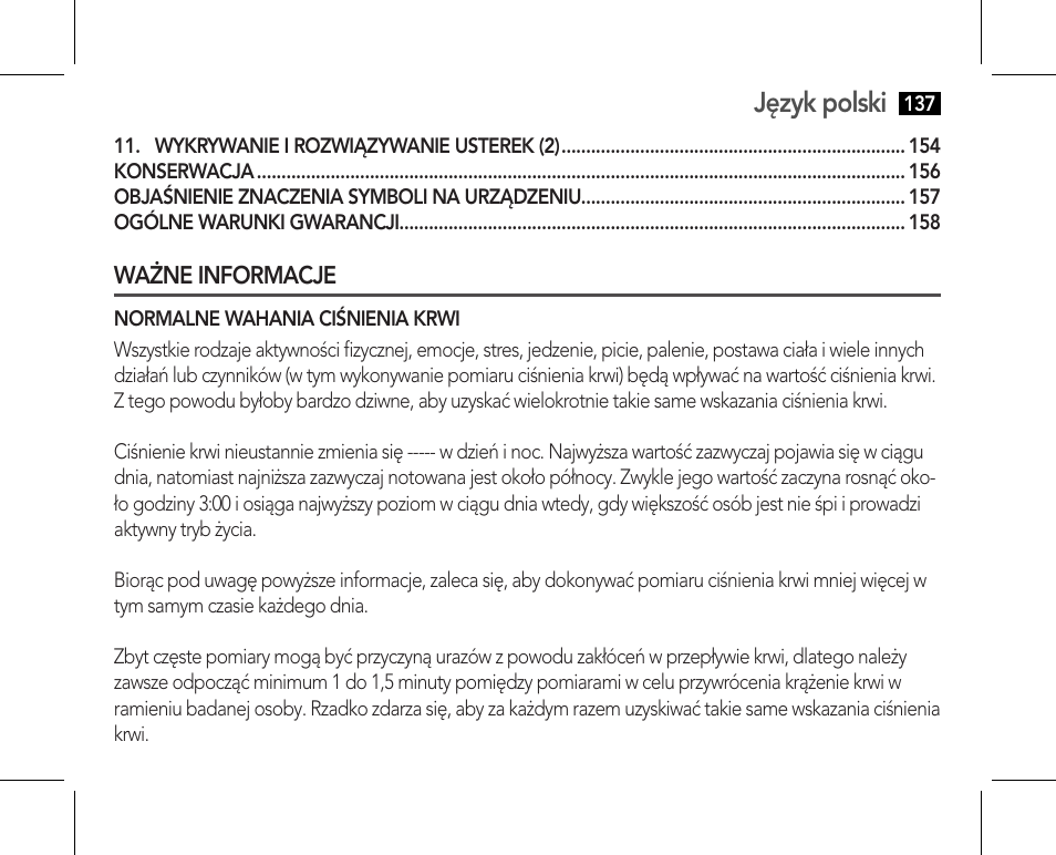 Ważne informacje, Język polski | AEG BMG 5610 User Manual | Page 137 / 246