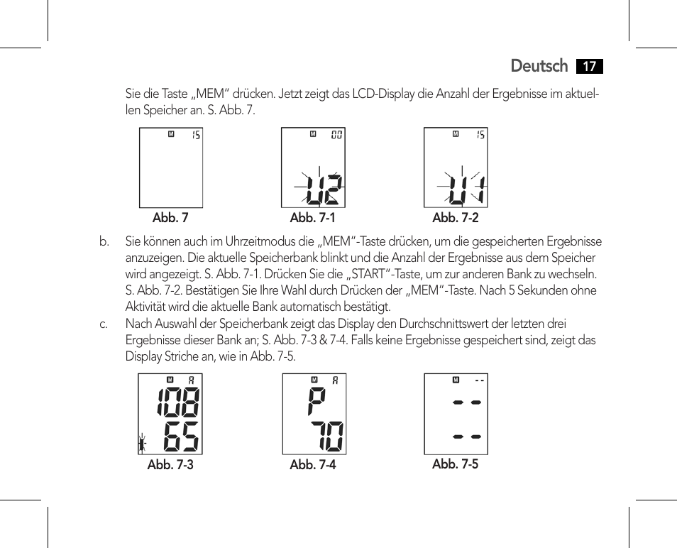 Deutsch | AEG BMG 5610 User Manual | Page 17 / 246