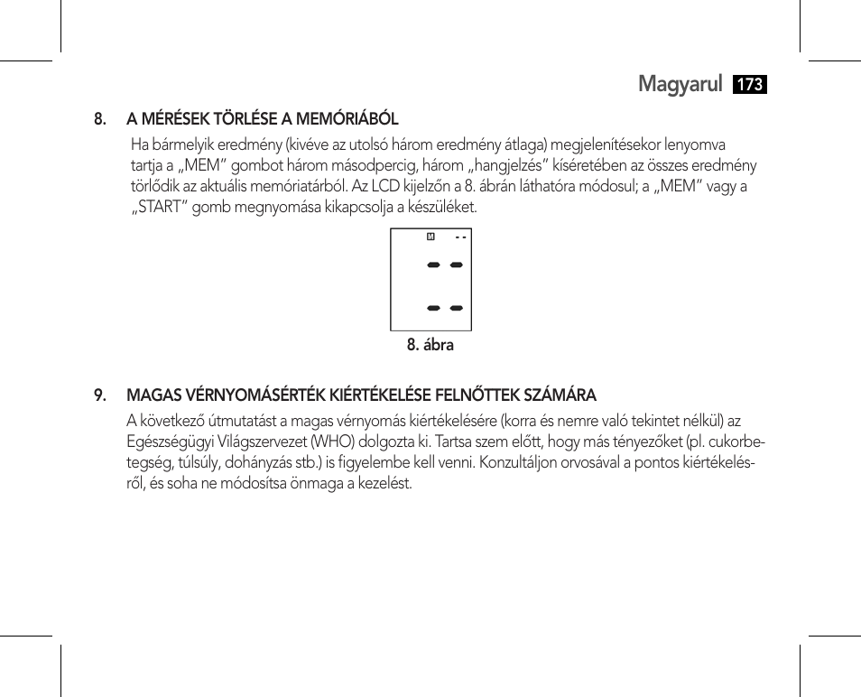 Magyarul | AEG BMG 5610 User Manual | Page 173 / 246