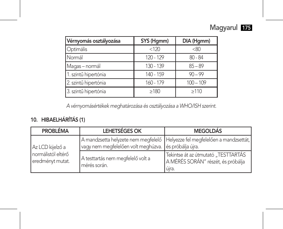 Magyarul | AEG BMG 5610 User Manual | Page 175 / 246