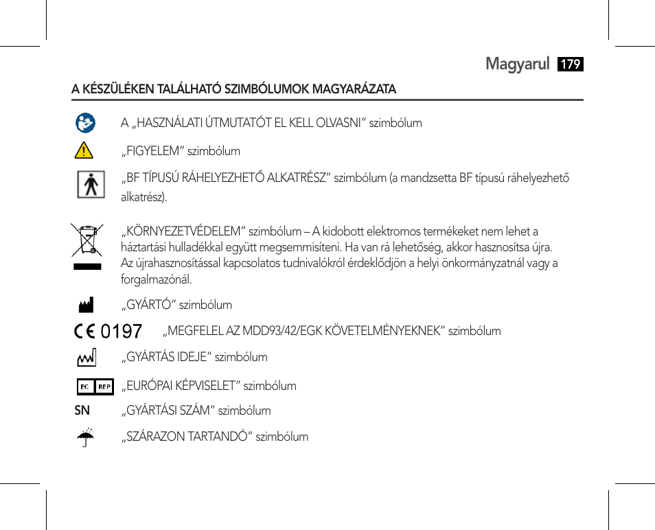 Magyarul | AEG BMG 5610 User Manual | Page 179 / 246