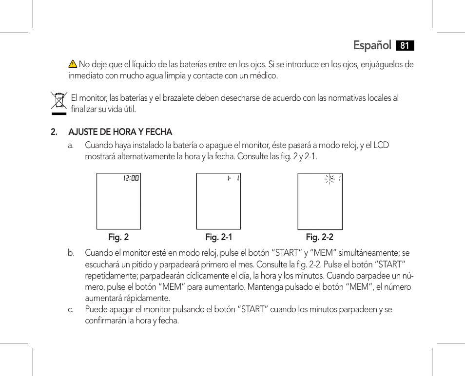 Español | AEG BMG 5610 User Manual | Page 81 / 246