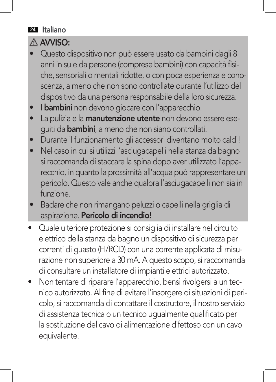 AEG HTD 5584 User Manual | Page 24 / 48