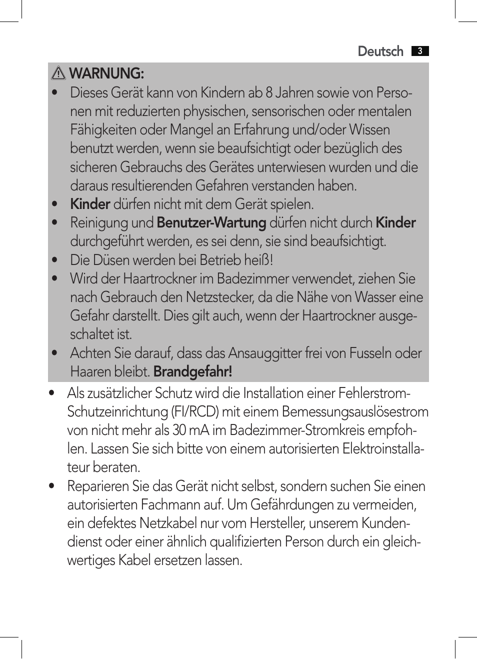 AEG HTD 5584 User Manual | Page 3 / 48