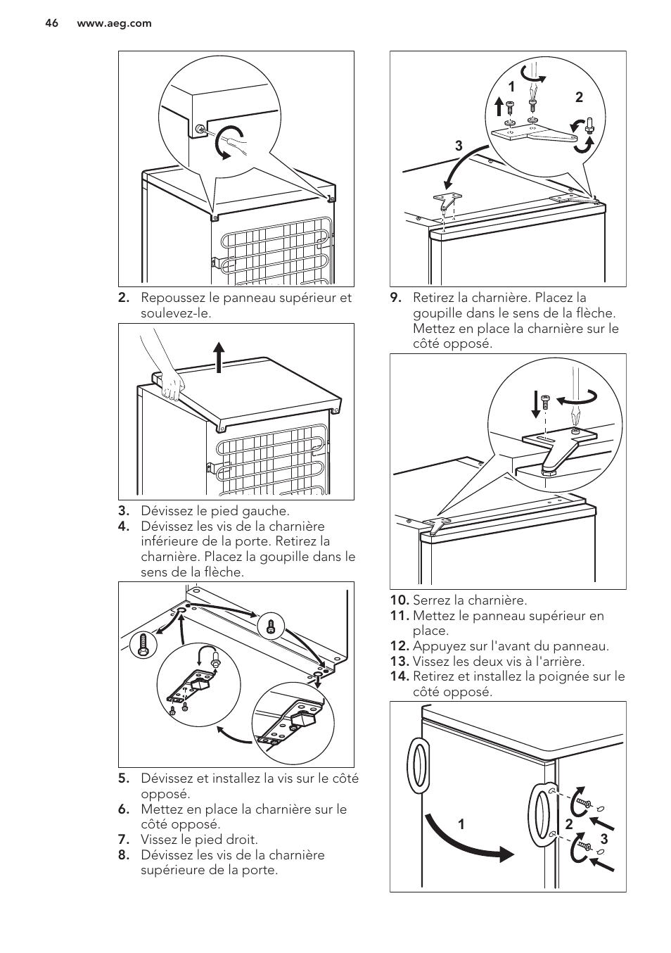 AEG S41600TSW2 User Manual | Page 46 / 68