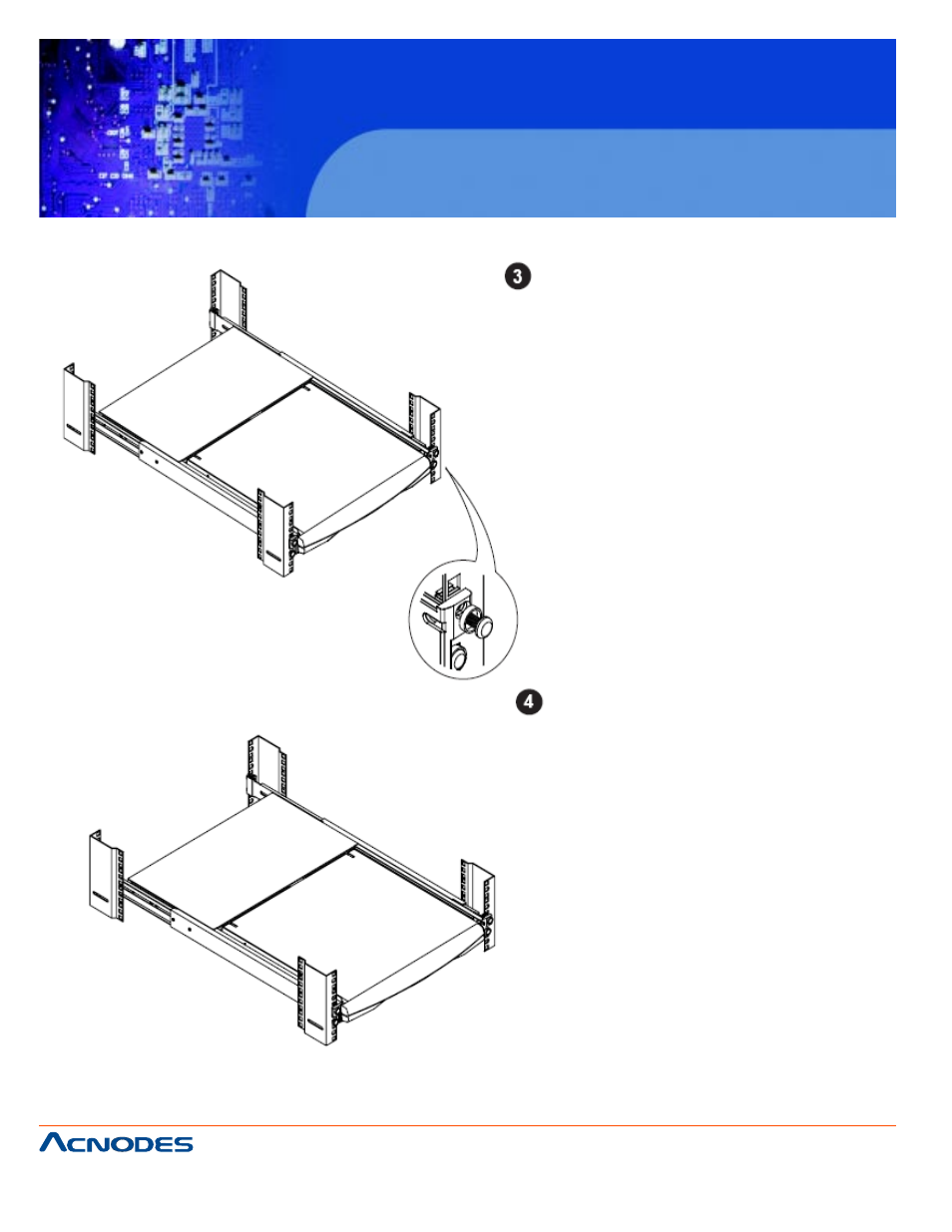 M3 series, 1u rack mount lcd keyboard drawer, 2 how to install “one man” installation slides 6 | Acnodes M3 User Manual | Page 4 / 10