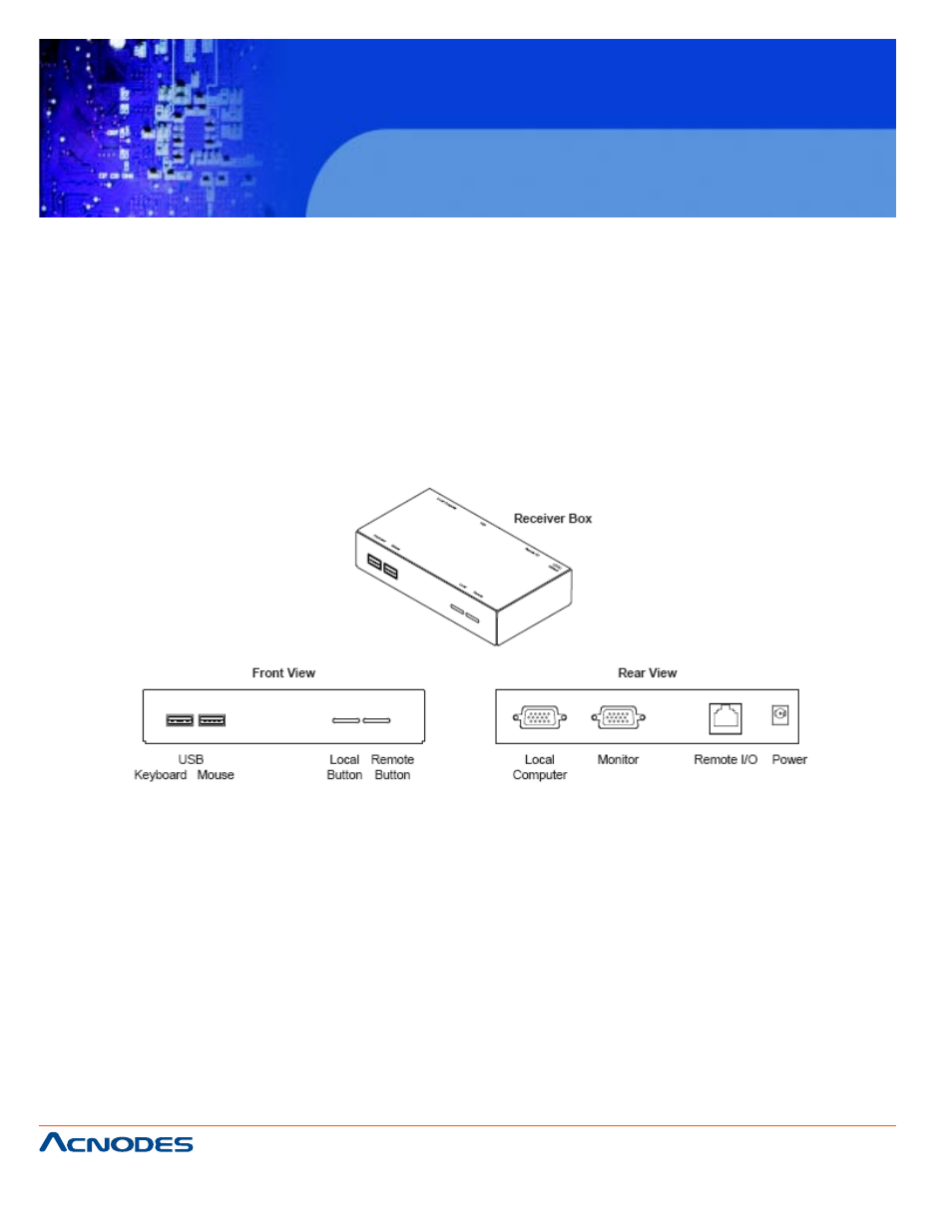 M3 series, 1u rack mount lcd keyboard drawer, 17 1.6 receiver box (optional) | Acnodes M3 User Manual | Page 8 / 10