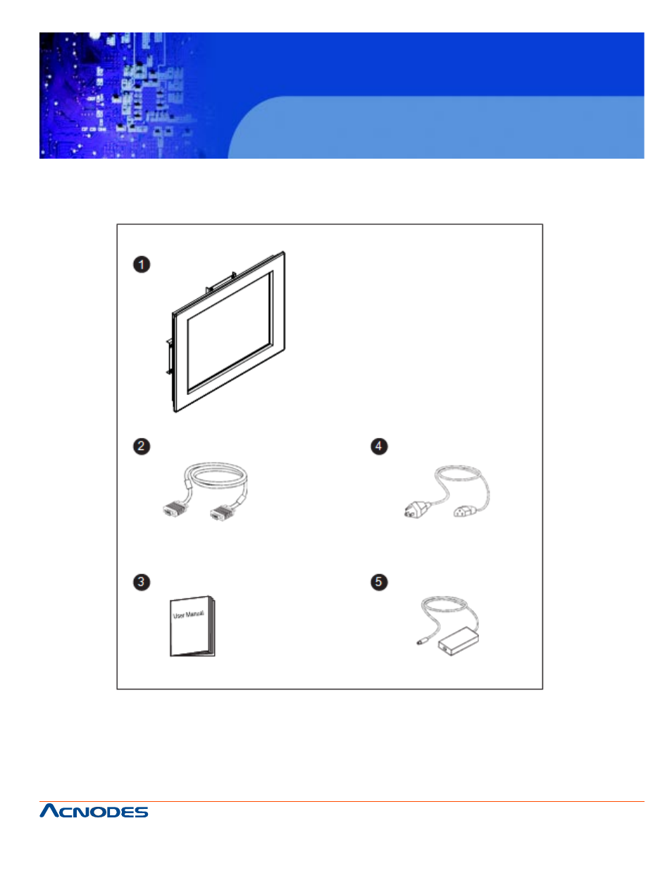 Chapter 2 front aluminum lcd panel, 1 package contents | Acnodes APH 9190 User Manual | Page 5 / 26