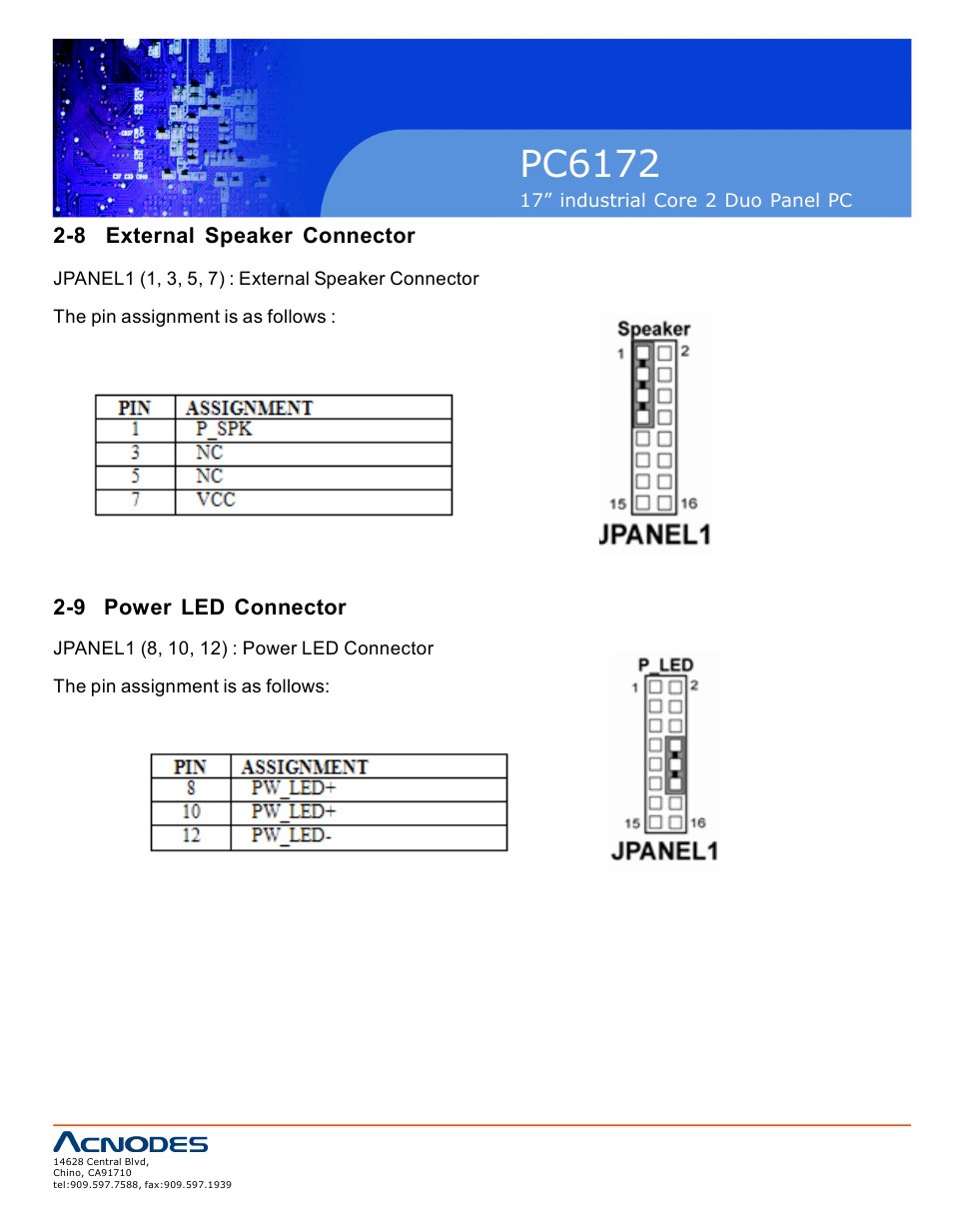 Pc6172 | Acnodes PC6172 User Manual | Page 12 / 66