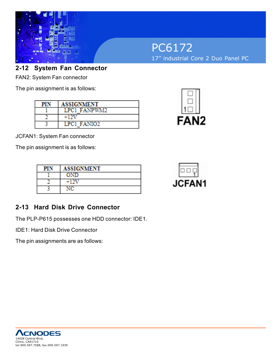 Pc6172 | Acnodes PC6172 User Manual | Page 14 / 66