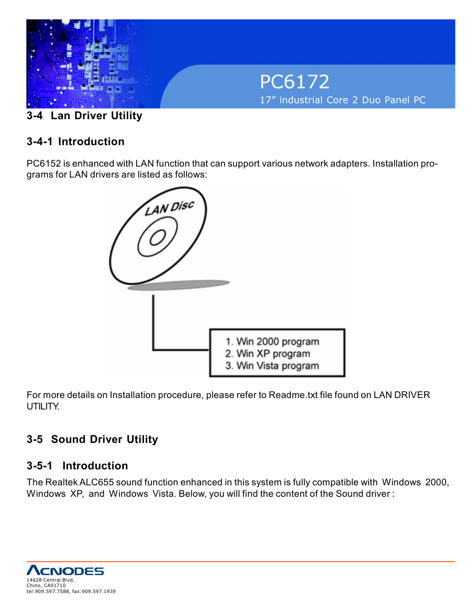 Pc6172 | Acnodes PC6172 User Manual | Page 34 / 66