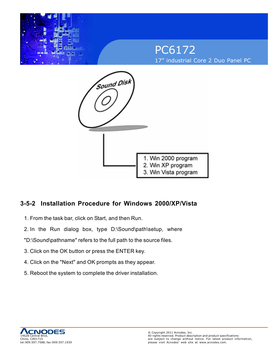 Pc6172 | Acnodes PC6172 User Manual | Page 35 / 66