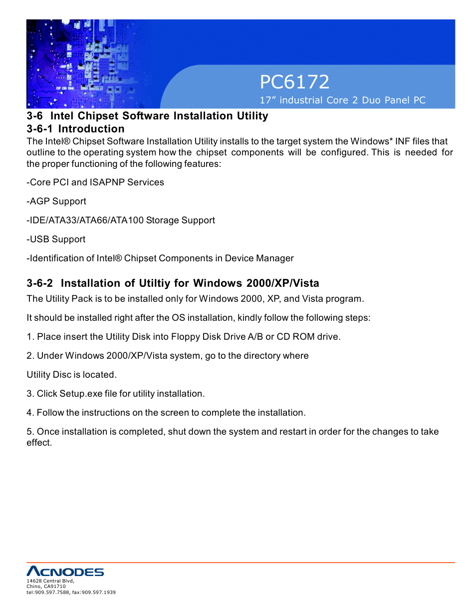 Pc6172 | Acnodes PC6172 User Manual | Page 36 / 66