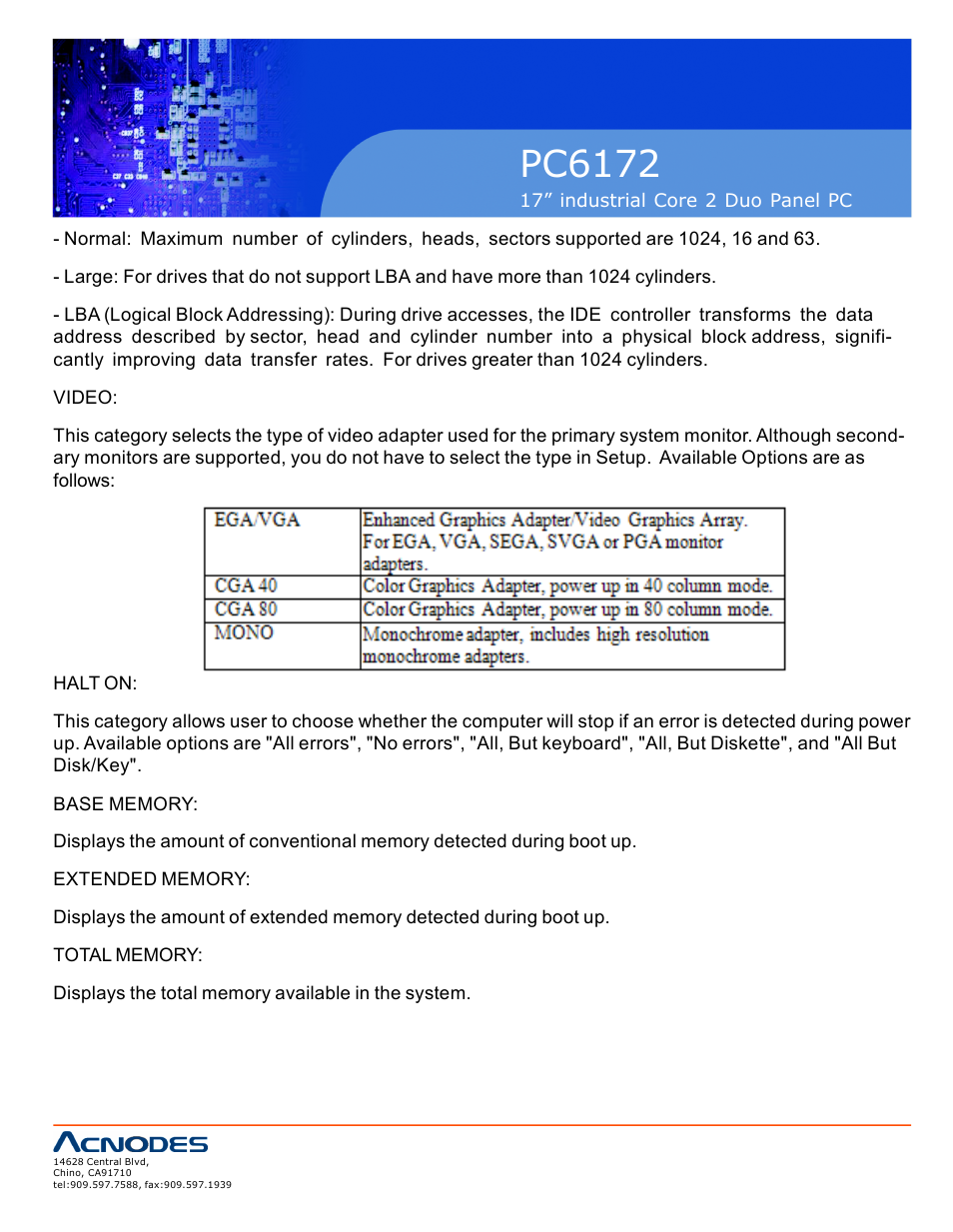 Pc6172 | Acnodes PC6172 User Manual | Page 44 / 66