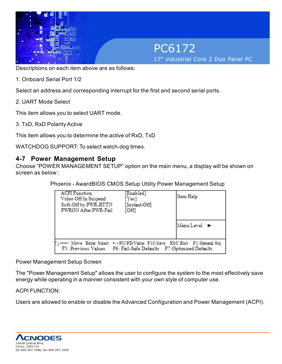 Pc6172 | Acnodes PC6172 User Manual | Page 54 / 66