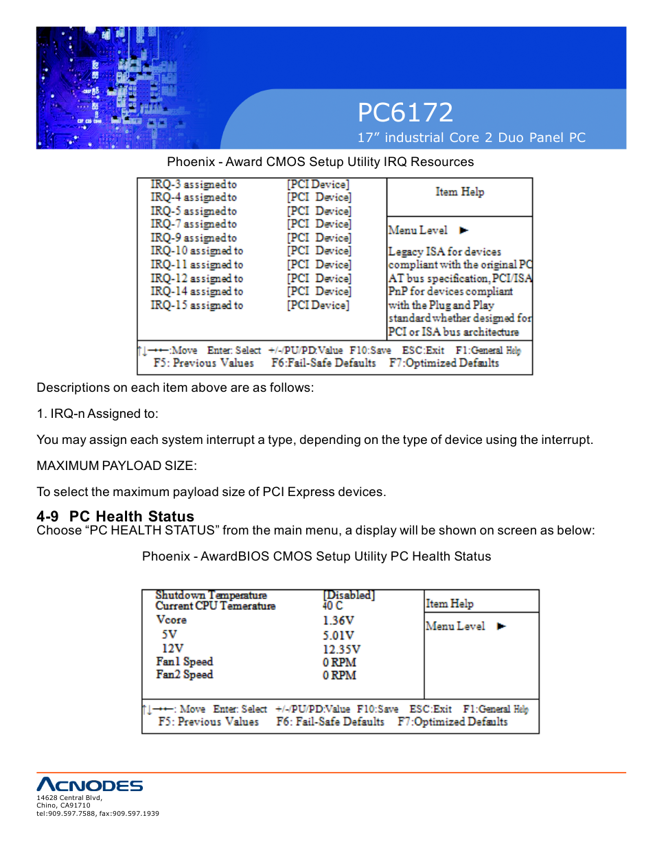 Pc6172 | Acnodes PC6172 User Manual | Page 56 / 66