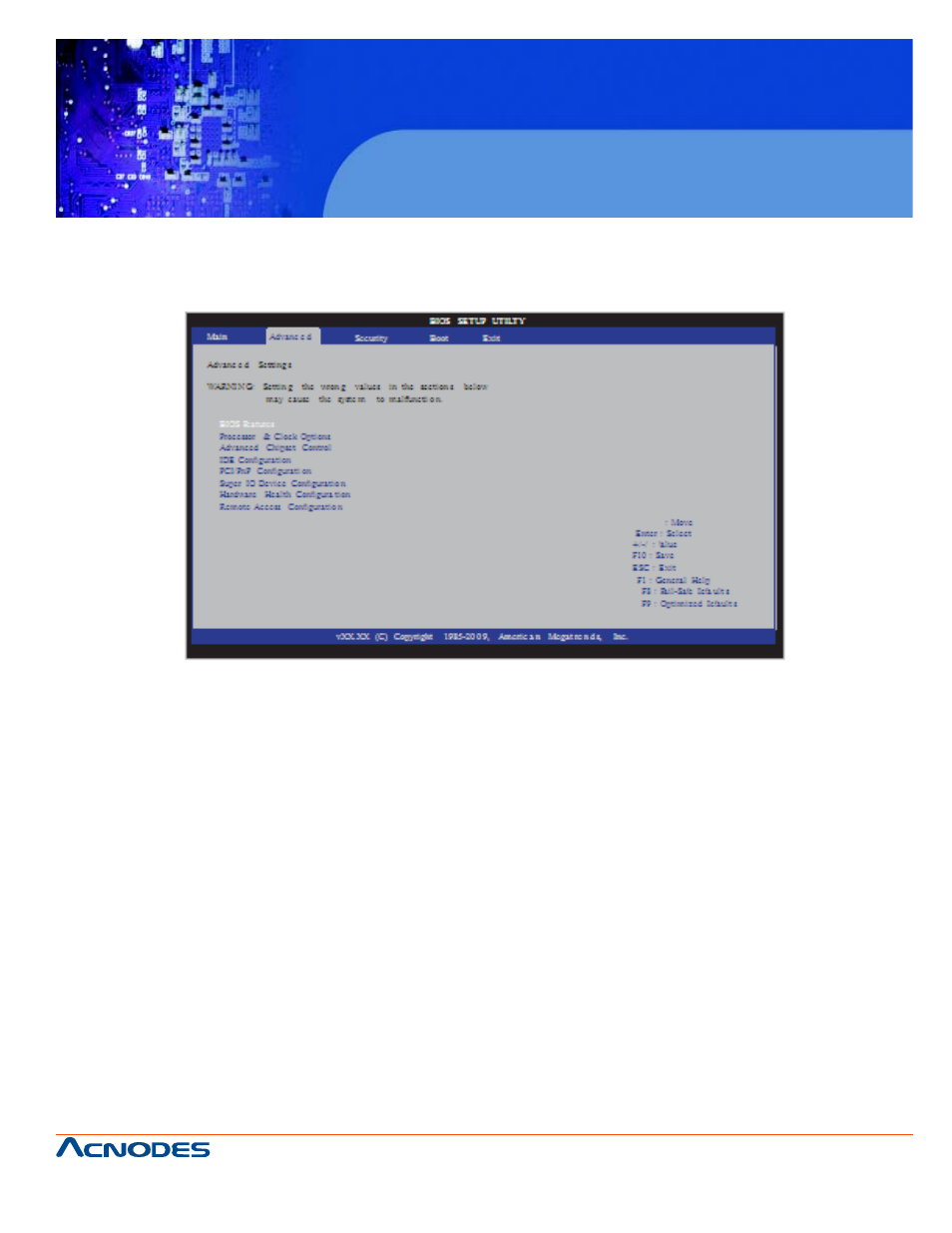 Rmc 7132, 3 advanced setup configurations | Acnodes RMC 7132 User Manual | Page 69 / 98