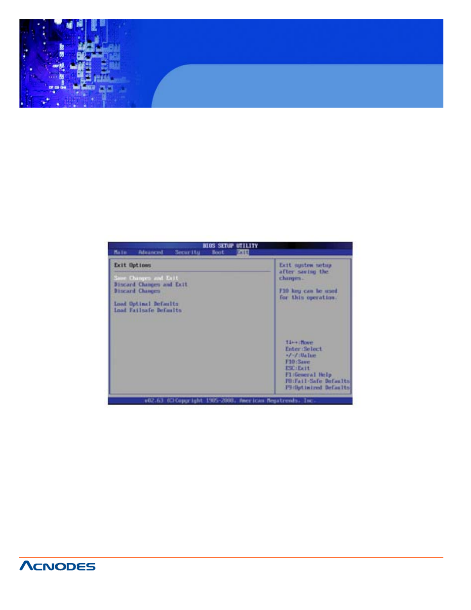 Rmc 7132, 6 exit options | Acnodes RMC 7132 User Manual | Page 92 / 98