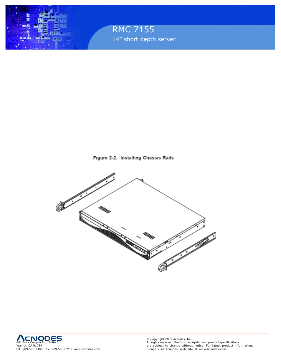 Rmc 7152, Rmc 7155 | Acnodes PC 5150 User Manual | Page 3 / 5