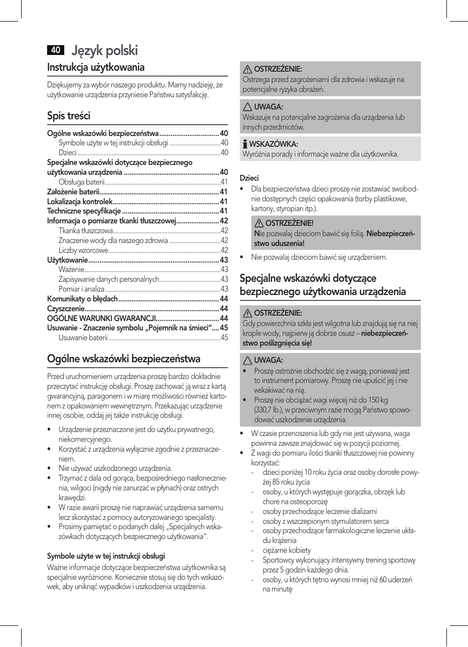 AEG PW 5571 FA User Manual | Page 40 / 62