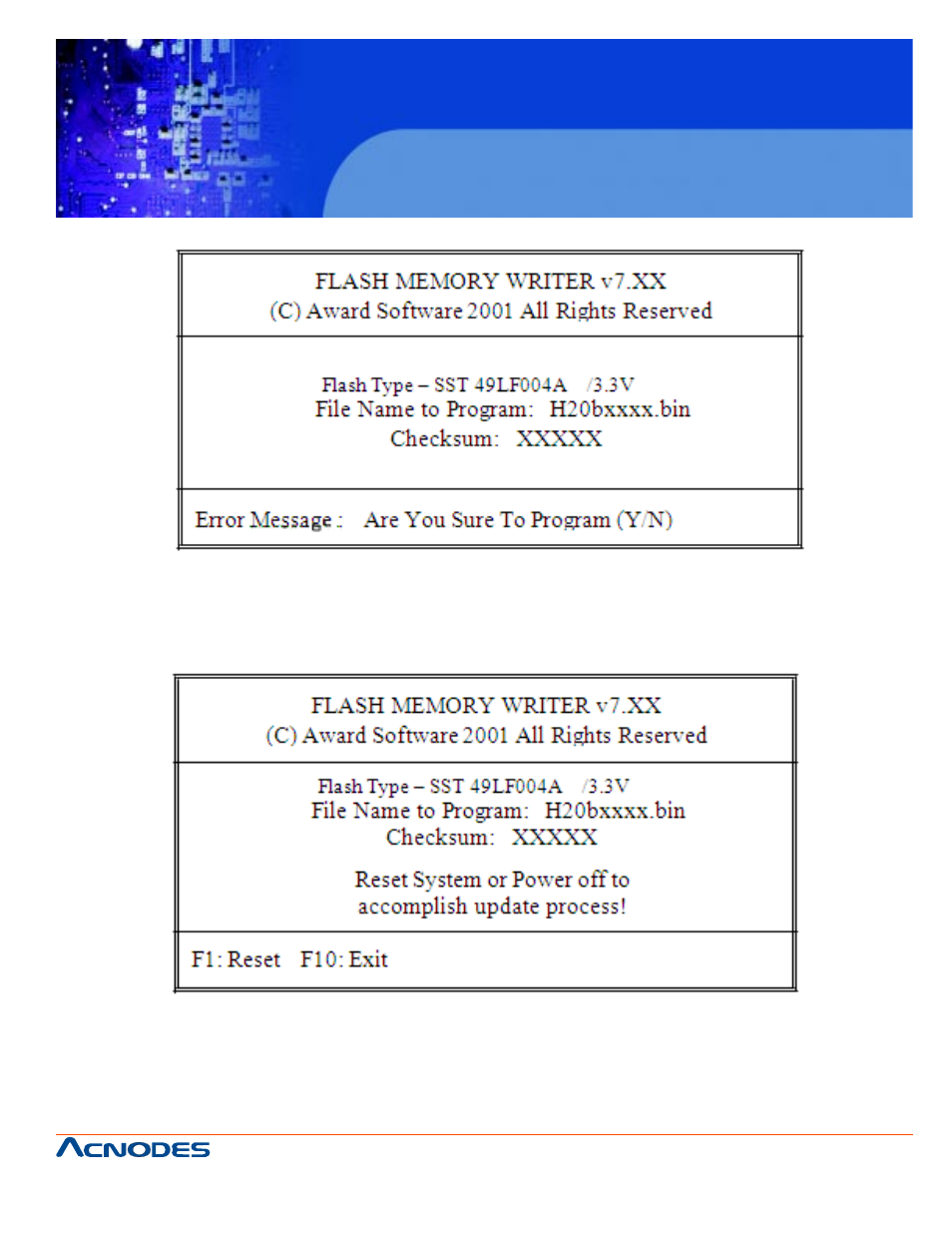 Fes7611 | Acnodes FES7611 User Manual | Page 31 / 82