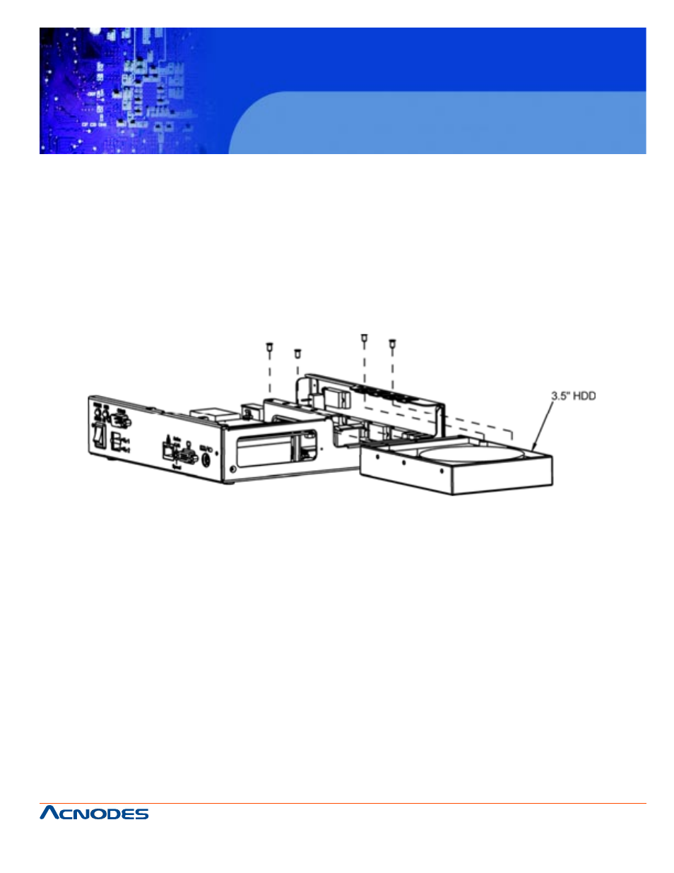 Fes7611, A.3 exploded diagram for 3.5” hard disk drive | Acnodes FES7611 User Manual | Page 67 / 82