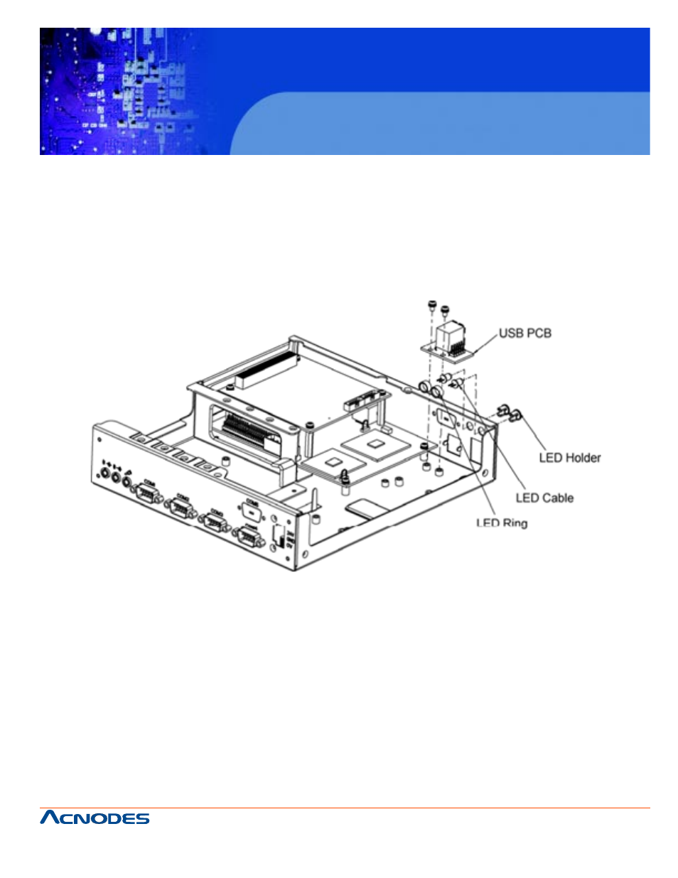 Fes7611, A.7 exploded diagram for led indicator | Acnodes FES7611 User Manual | Page 71 / 82