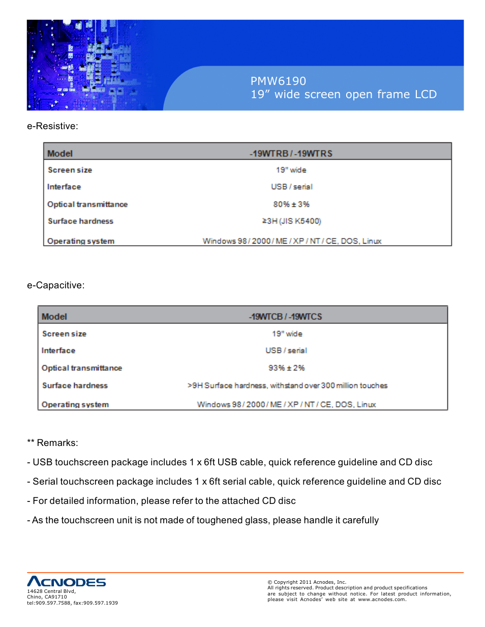 Acnodes PMW6190 User Manual | Page 16 / 27