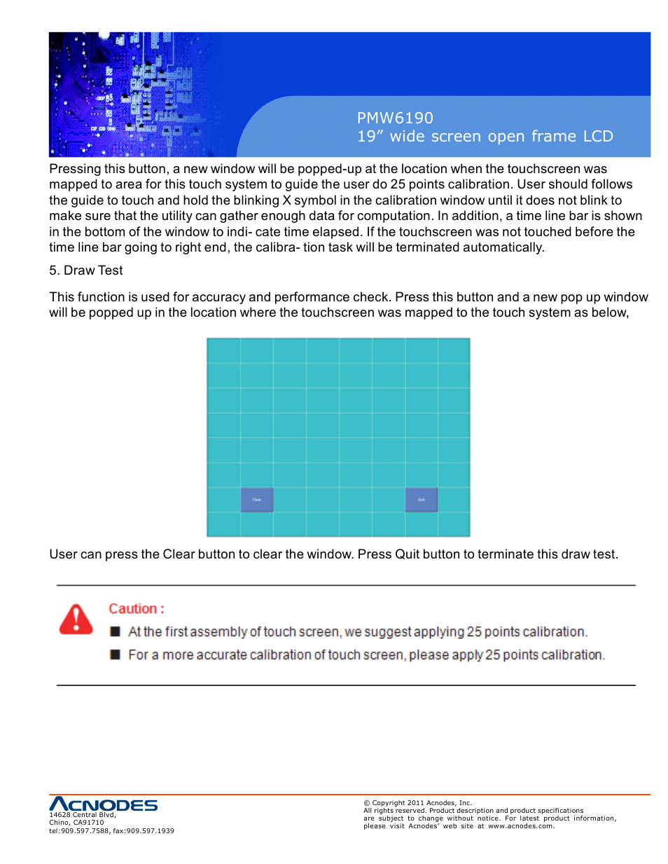 Acnodes PMW6190 User Manual | Page 19 / 27