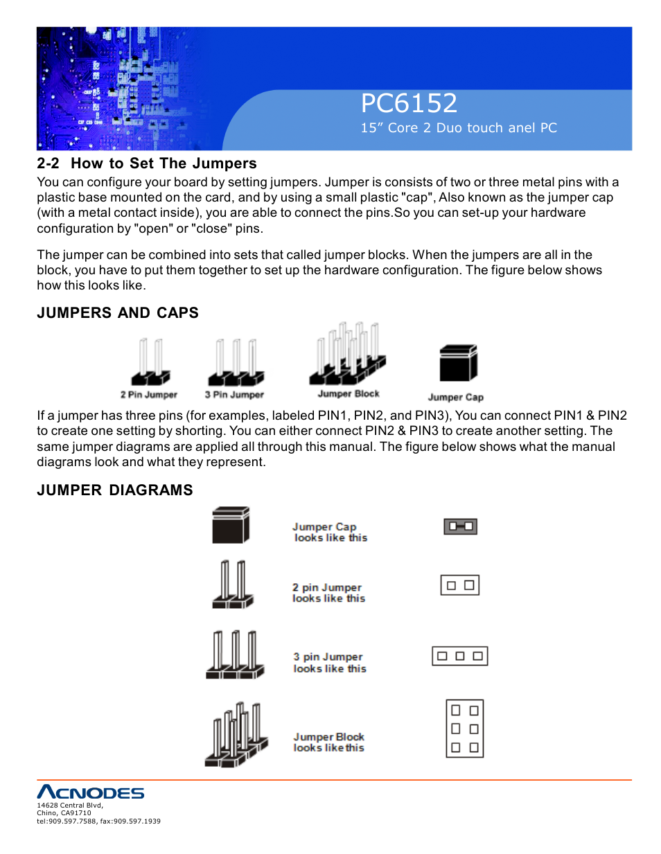 Pc6152 | Acnodes PC6152 User Manual | Page 12 / 77