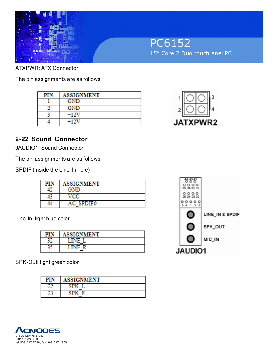 Pc6152 | Acnodes PC6152 User Manual | Page 30 / 77