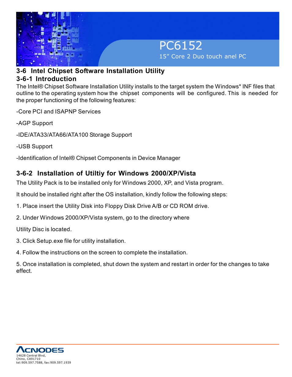 Pc6152 | Acnodes PC6152 User Manual | Page 44 / 77