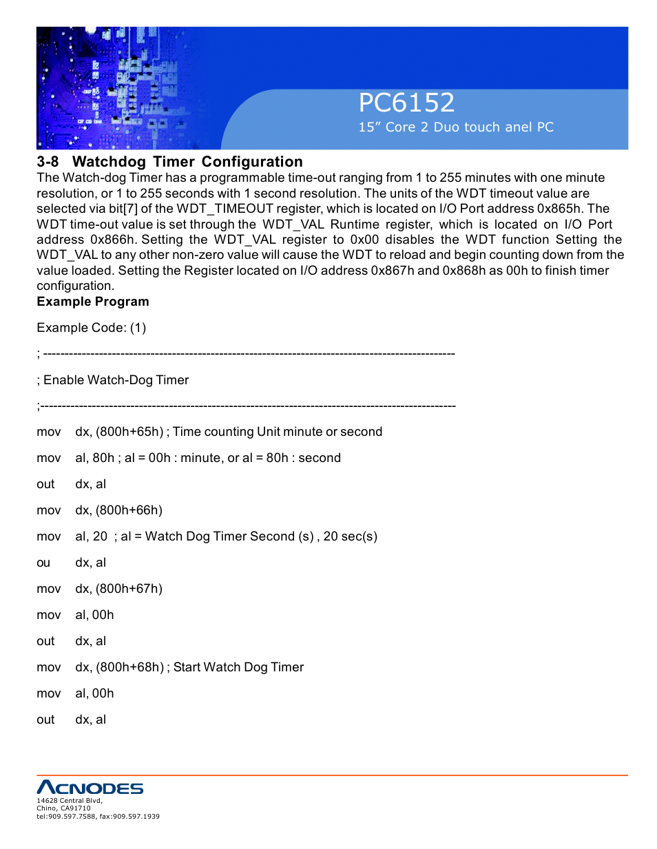 Pc6152 | Acnodes PC6152 User Manual | Page 46 / 77