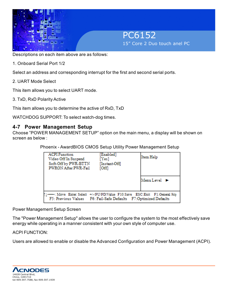 Pc6152 | Acnodes PC6152 User Manual | Page 62 / 77