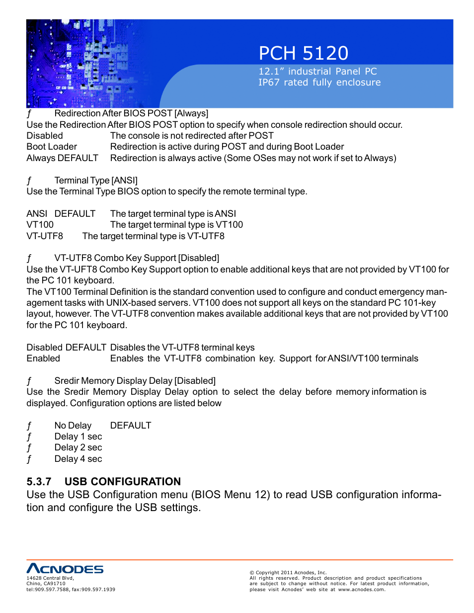 Pch 512 0 | Acnodes PCH 5120 User Manual | Page 52 / 82