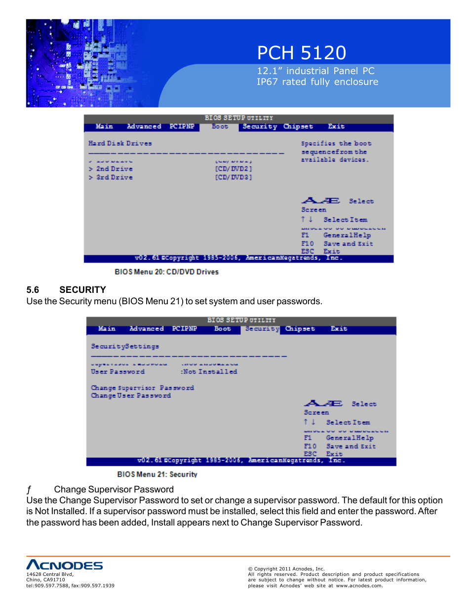 Pch 512 0 | Acnodes PCH 5120 User Manual | Page 62 / 82