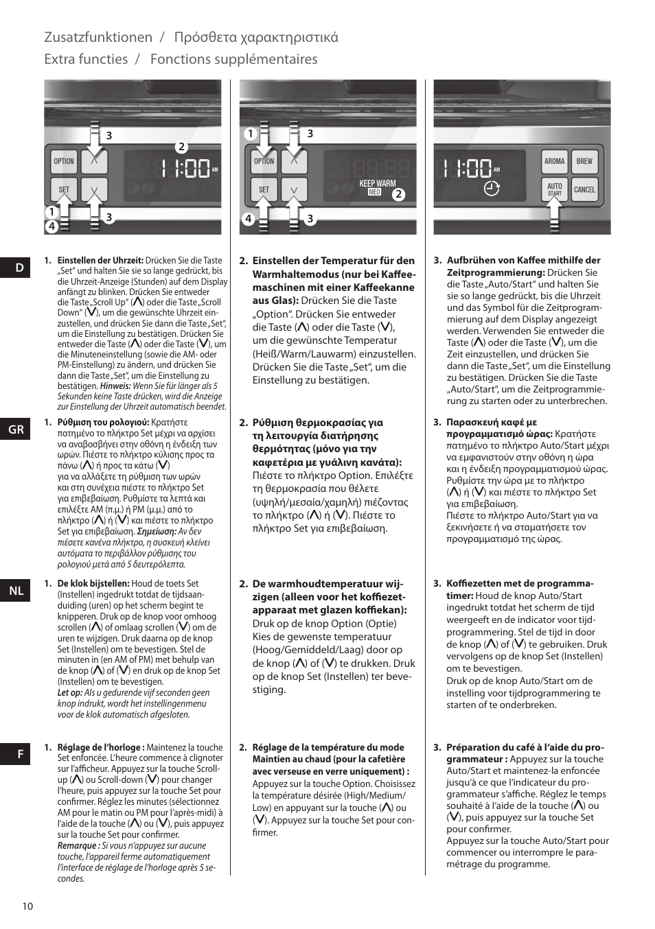 Dgr nl f | AEG EWA7800 User Manual | Page 10 / 20