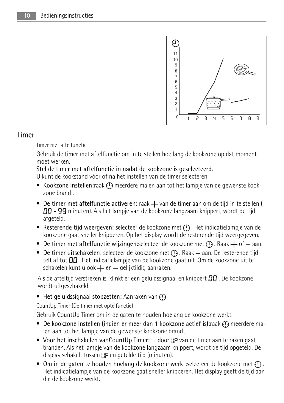 Timer | AEG HE604078XB User Manual | Page 10 / 56