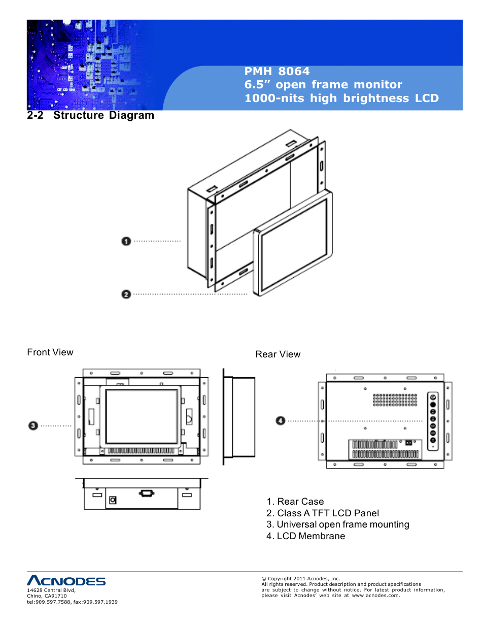 Acnodes PMH 8064 User Manual | Page 6 / 25