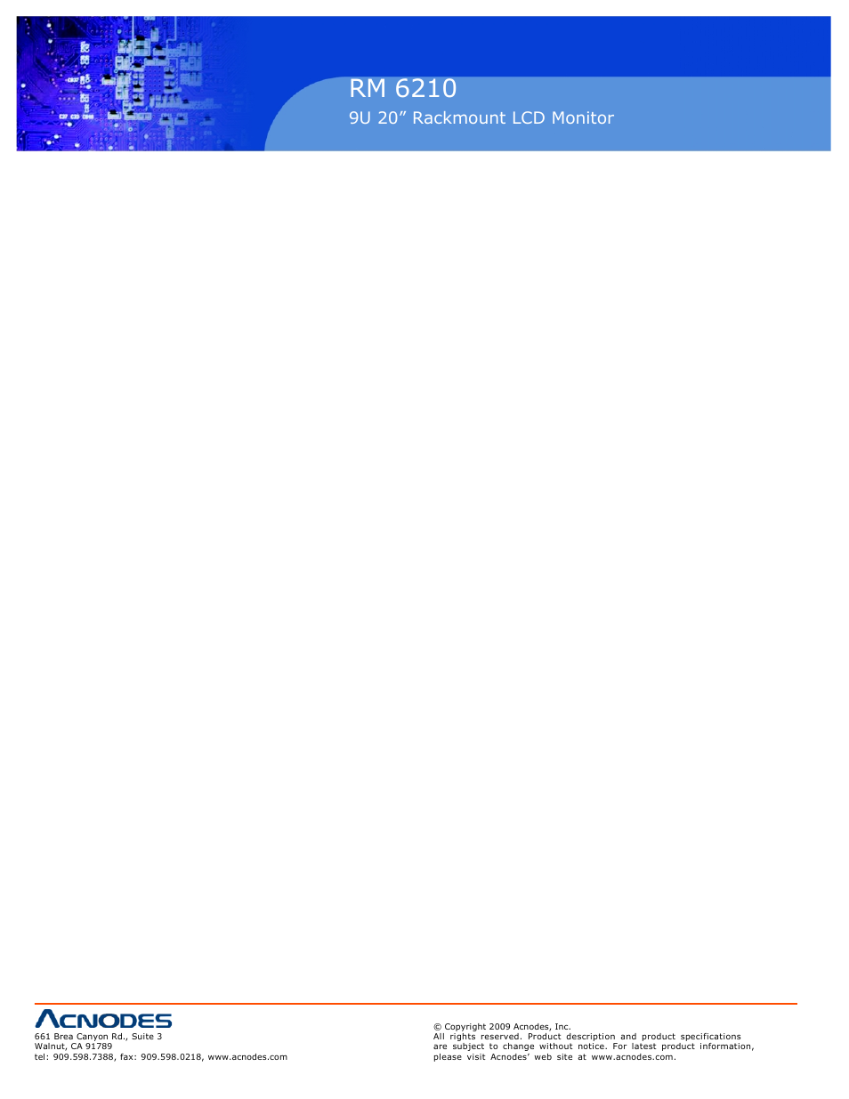Rm 6210, 2 regulatory notice | Acnodes 9U RM 6210 User Manual | Page 4 / 20