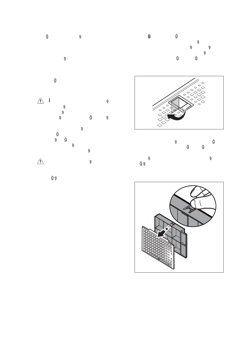 Bakim | AEG X99384MD02 User Manual | Page 101 / 132