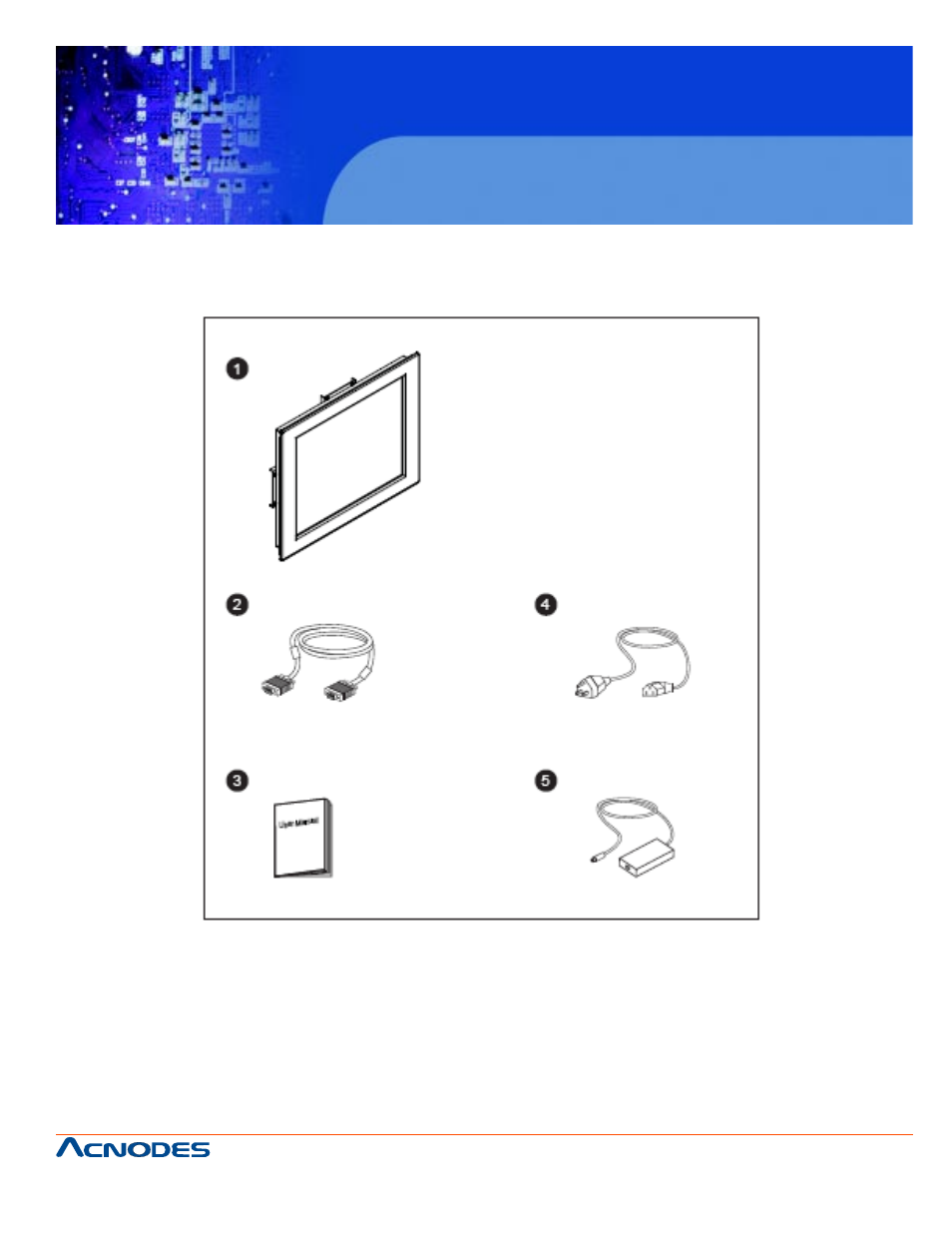 Chapter 2 front aluminum lcd panel, 1 package contents | Acnodes APH 8170 User Manual | Page 5 / 27